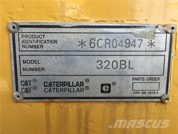 CAT 320 B L Bagri goseničarji
