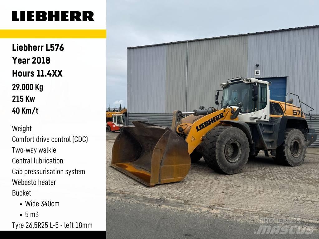 Liebherr L576 Kolesni nakladalci