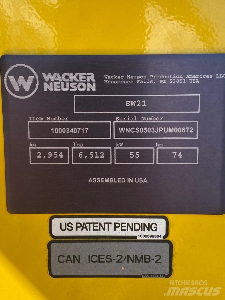 Wacker Neuson SW21 Skid steer mini nakladalci