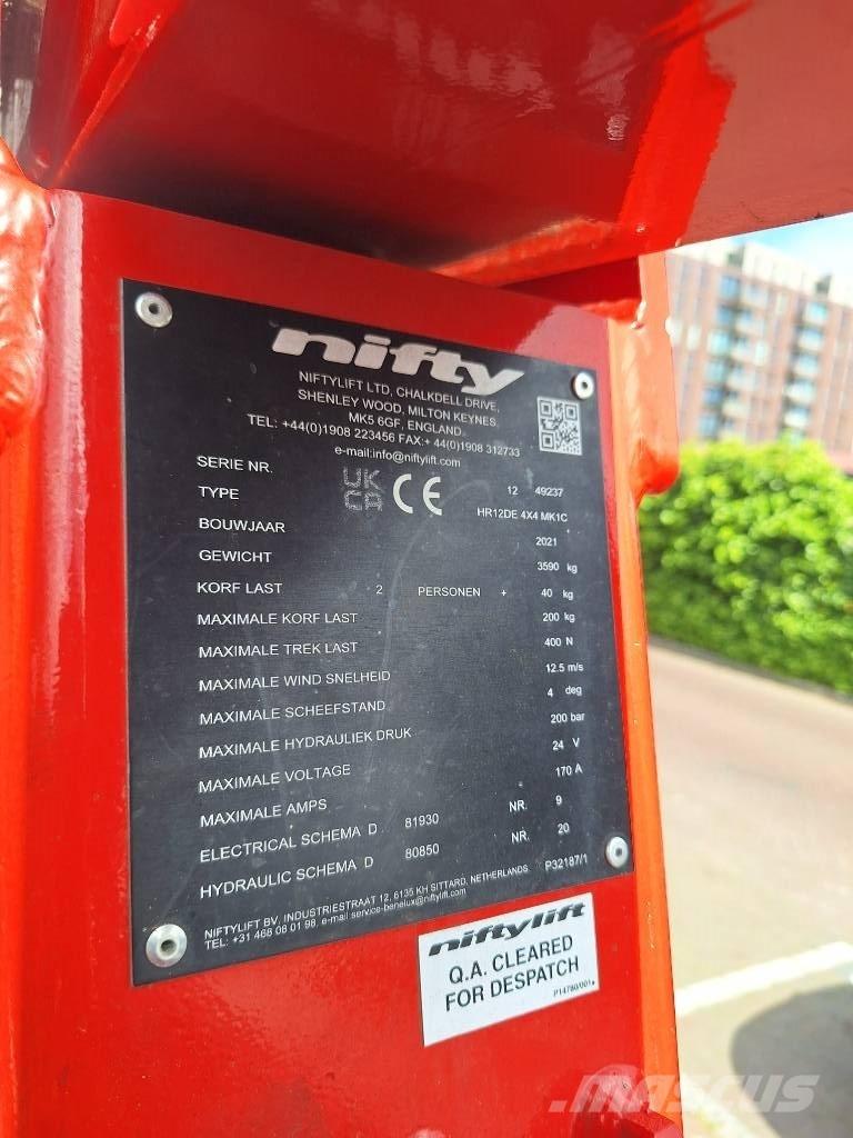 Niftylift HR 12 D E Zglobne dvižne ploščadi