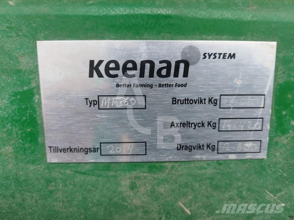 Keenan MF360 Mešalne hranilnice
