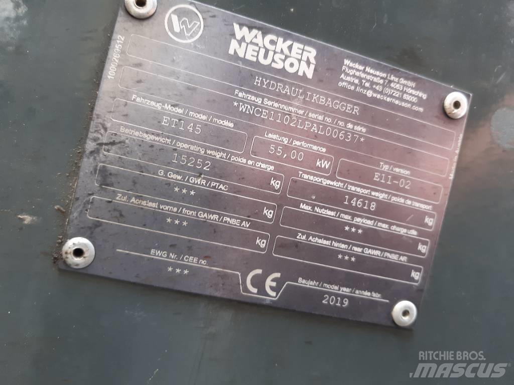 Wacker Neuson ET145 Bagri goseničarji