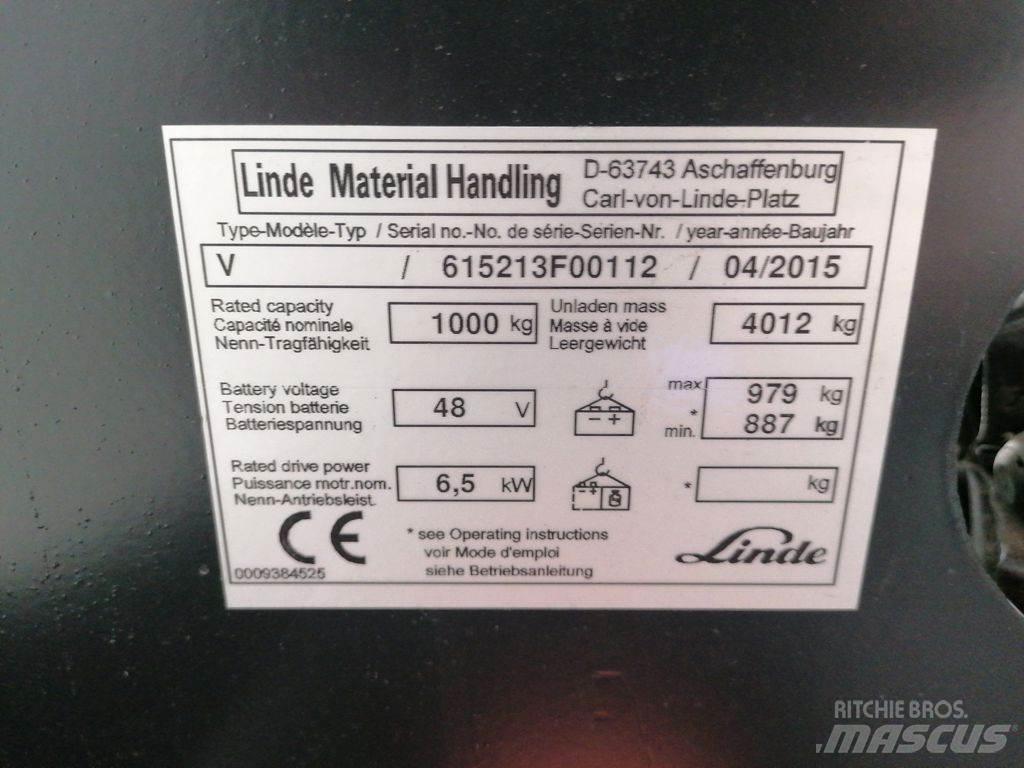 Linde V-48 Nizko dvižni komisionirni viličar
