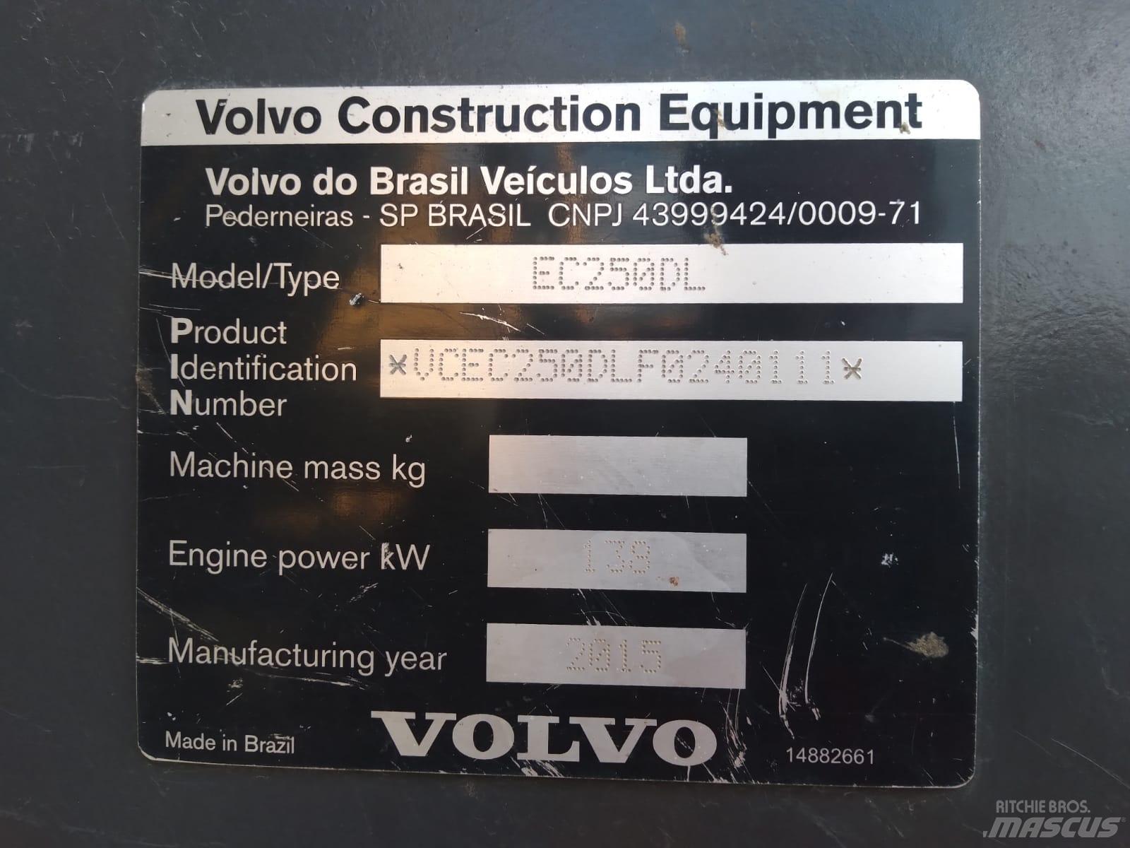 Volvo EC 250 D L Bagri goseničarji