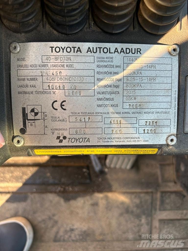 Toyota 40-8 FD 70 N Dizelski viličarji