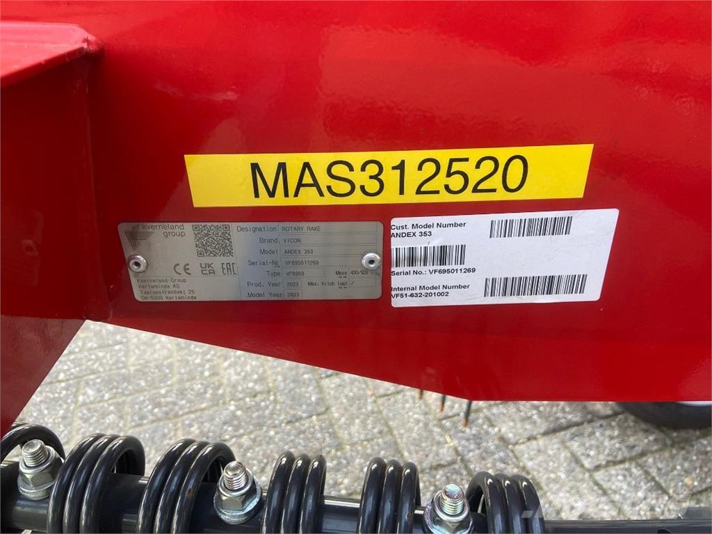 Vicon Andex 353 Zgrabljalniki