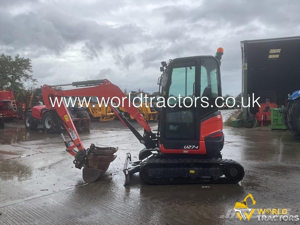 Kubota U 27-4 Mini bagri <7t