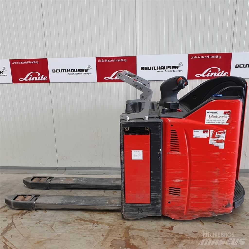 Linde T20SP kurz Električni nizko dvižni viličar