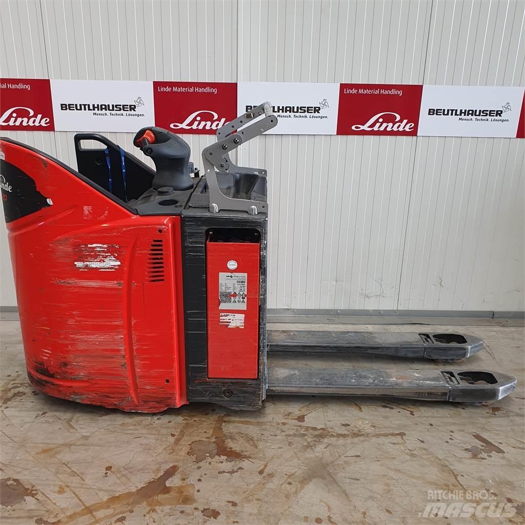 Linde T20SP kurz Električni nizko dvižni viličar