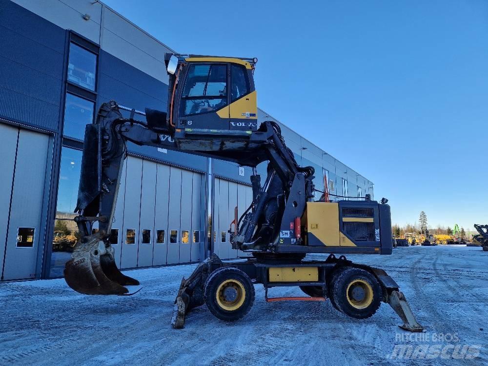 Volvo EW220E Bagri na kolesih