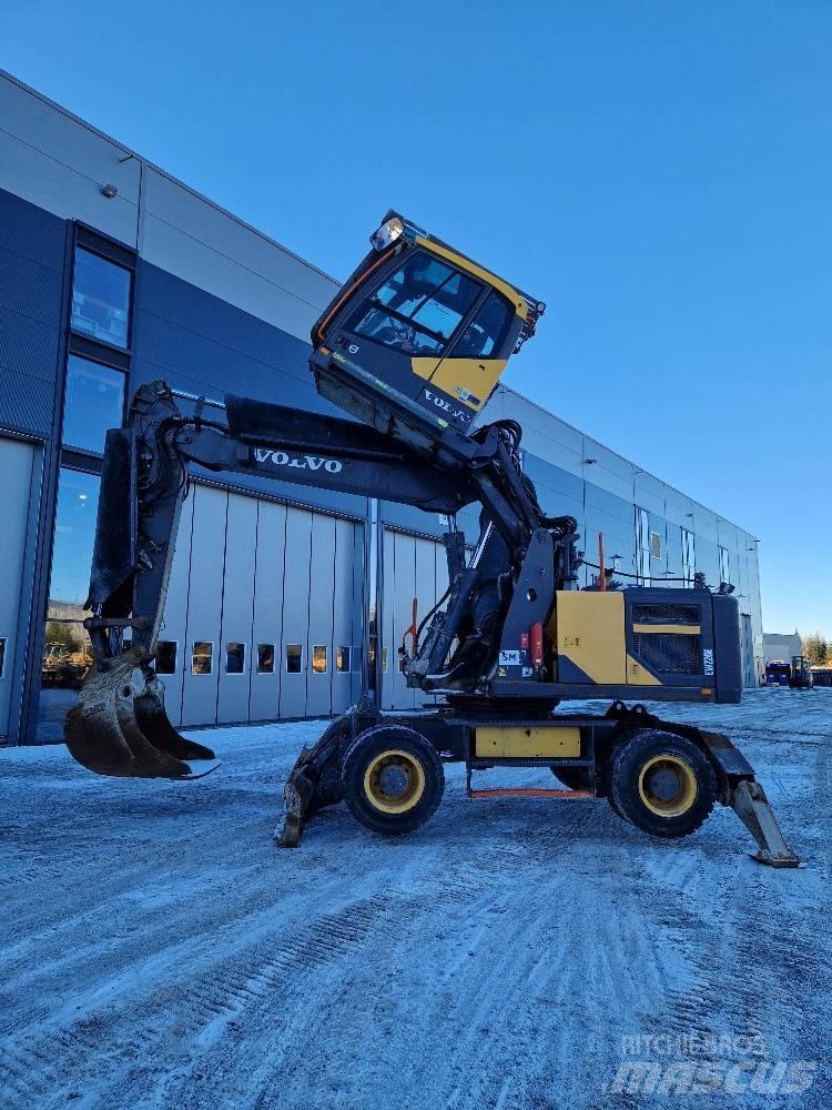 Volvo EW220E Bagri na kolesih