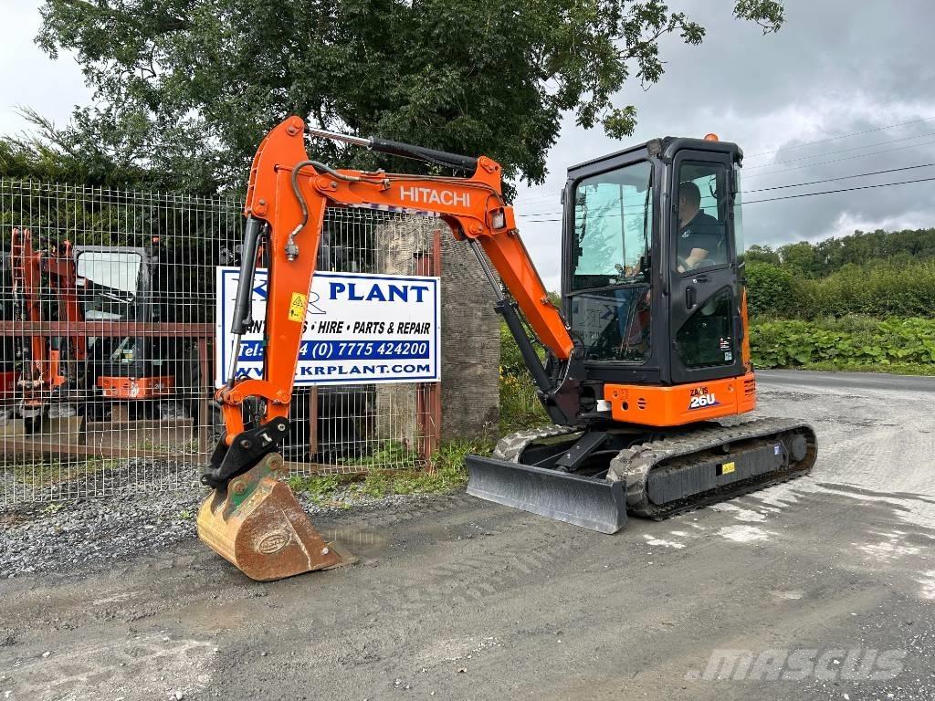 Hitachi ZX 26 U-6 Mini bagri <7t