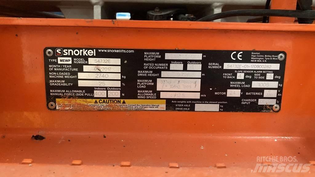 Snorkel S4732E Škarjaste dvižne ploščadi