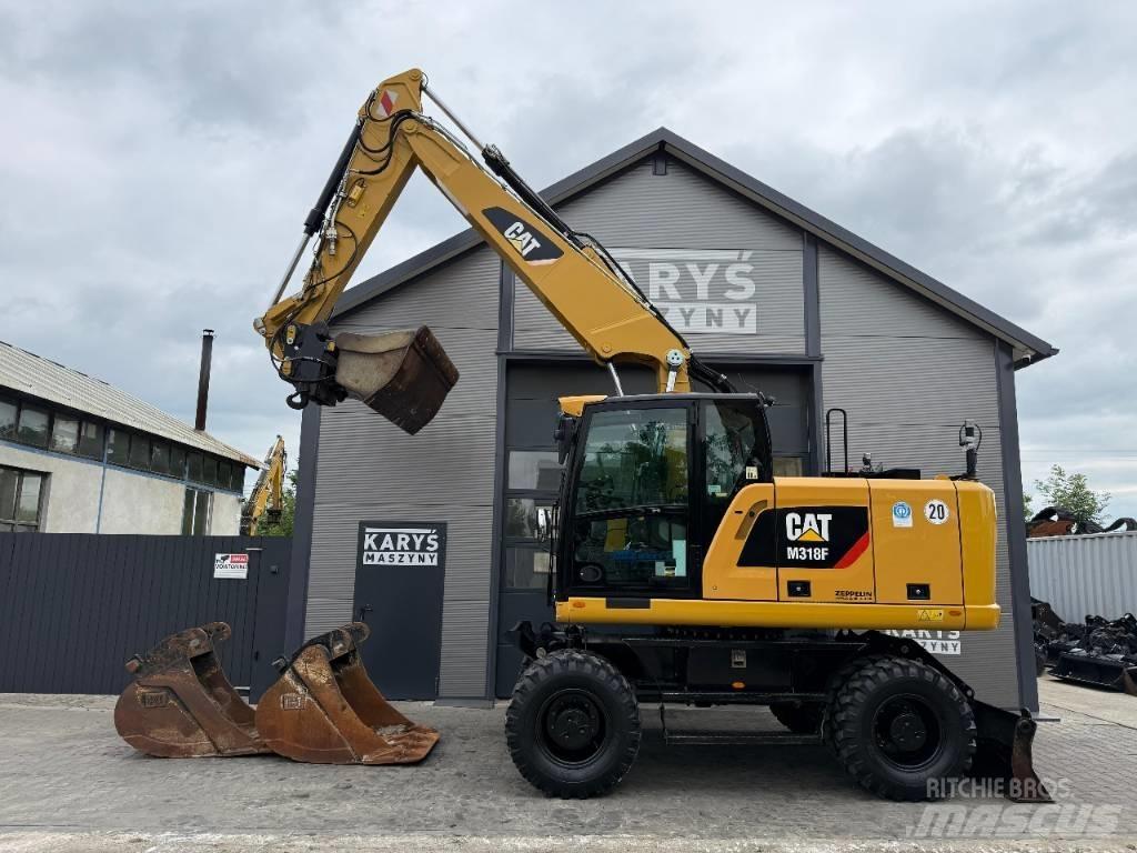 CAT M316F Bagri na kolesih