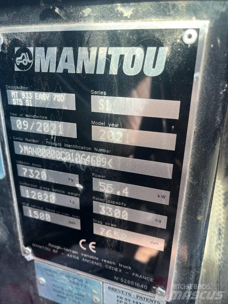 Manitou 933 Teleskopski viličarji