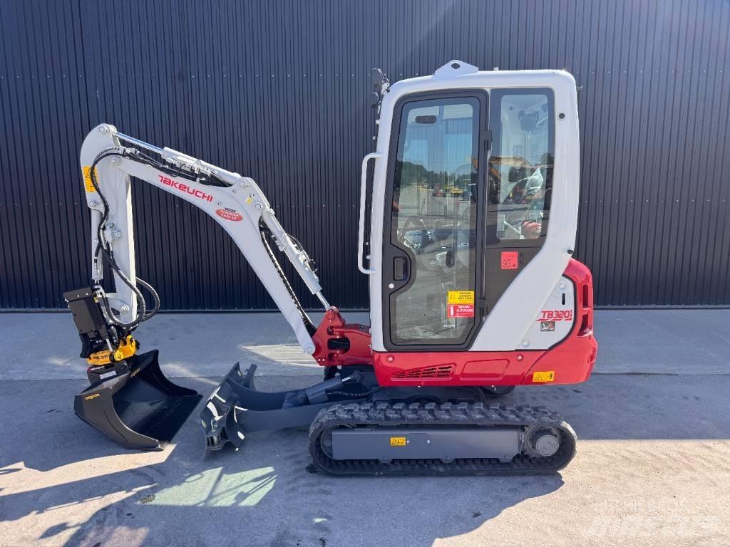Takeuchi TB 320 Mini bagri <7t