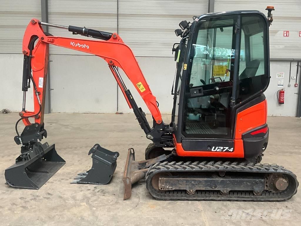 Kubota U 27-4 Mini bagri <7t