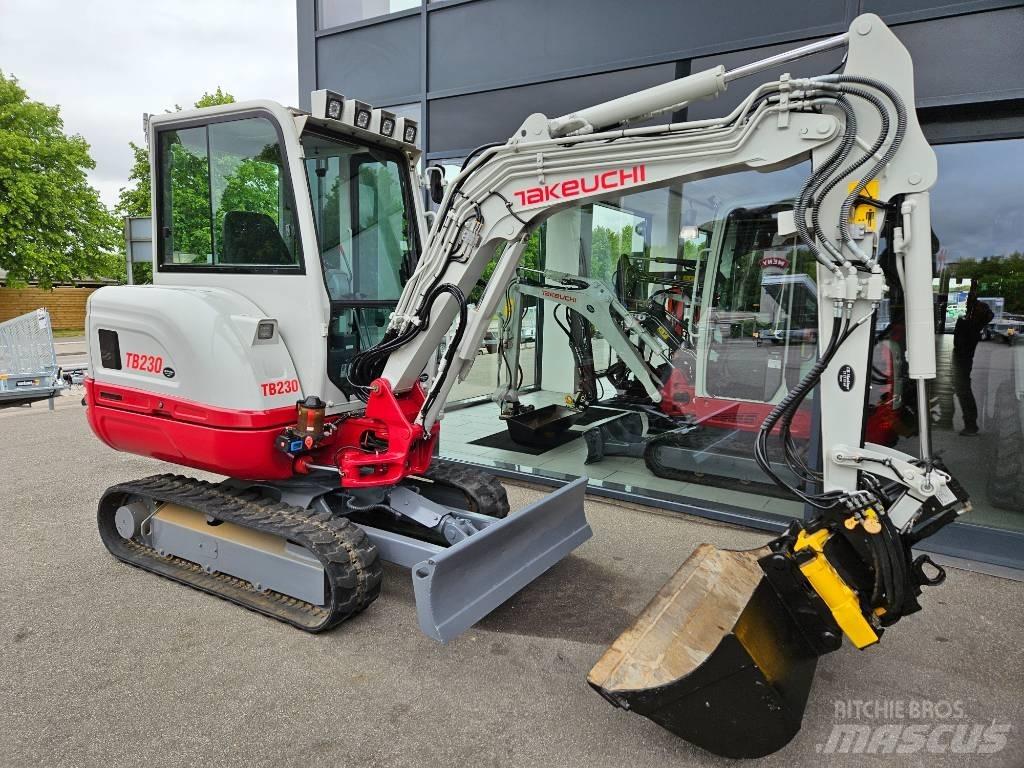 Takeuchi TB 230 Mini bagri <7t