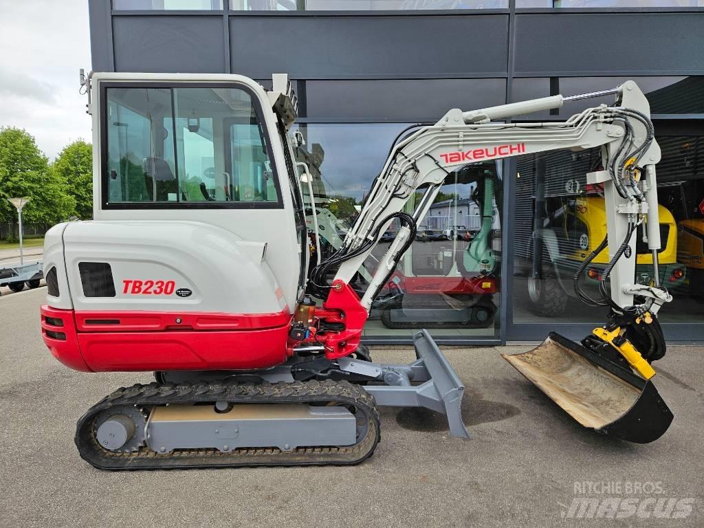 Takeuchi TB 230 Mini bagri <7t