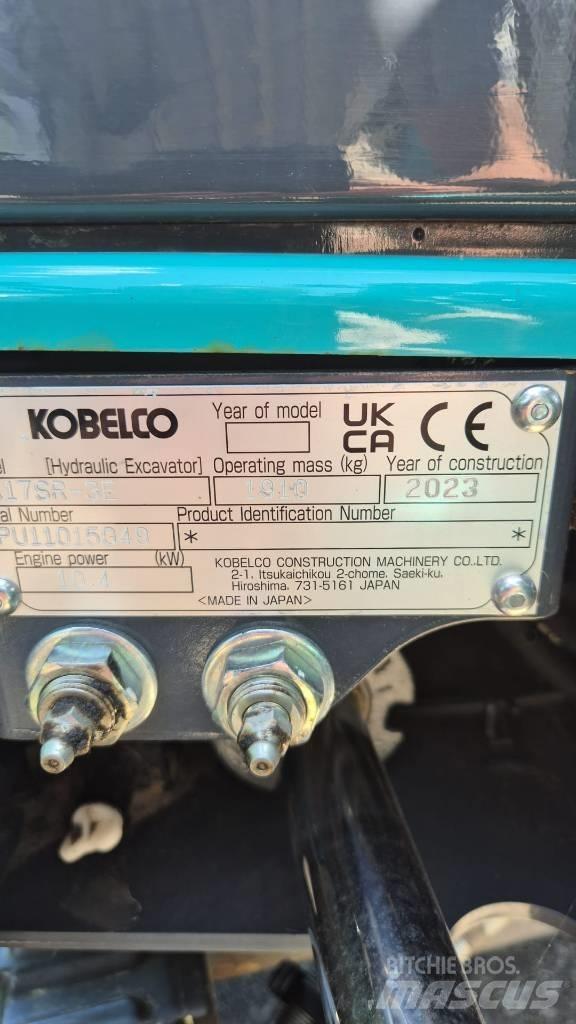 Kobelco SK 17 SR Mini bagri <7t