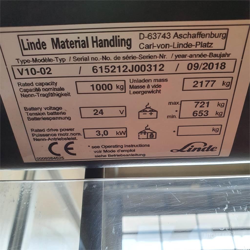 Linde V10 Srednje dvižni komisionirni viličar