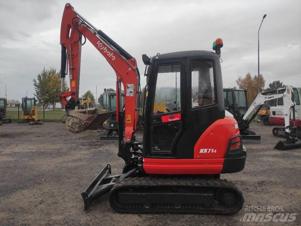 Kubota KX 71-3 Mini bagri <7t