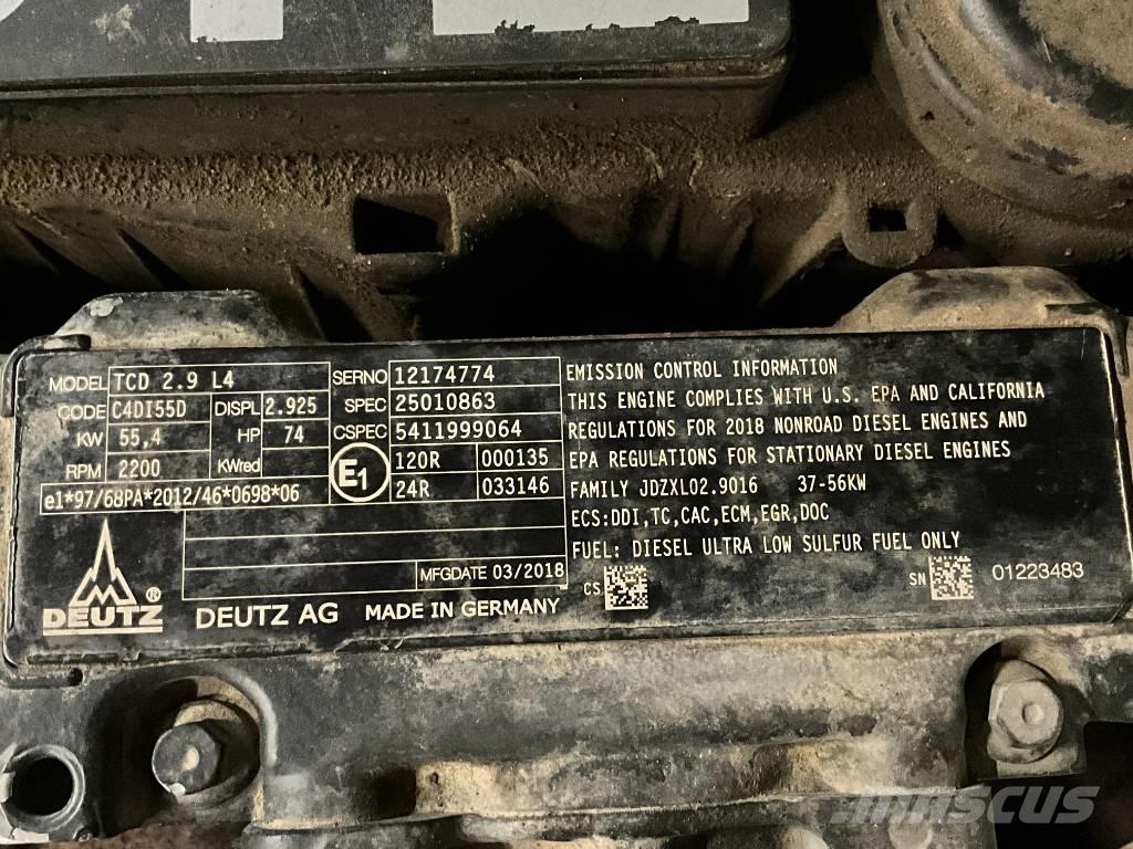 Yanmar B 75 W Bagri na kolesih