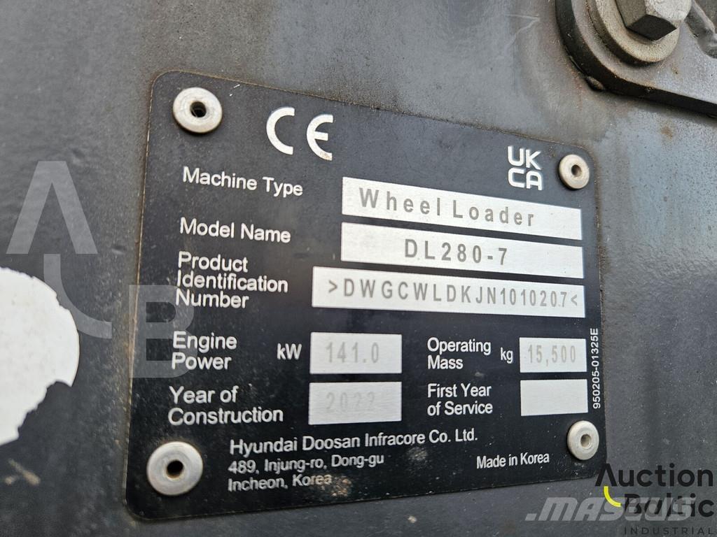 Doosan DL280-7 Kolesni nakladalci