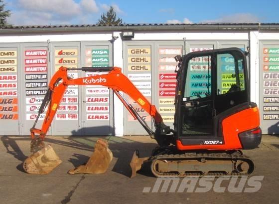 Kubota KX027-4 Mini bagri <7t