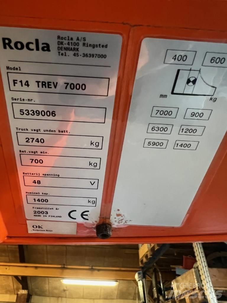 Rocla F 14 Trev 7000 Viličarji s pomičnim teleskopom