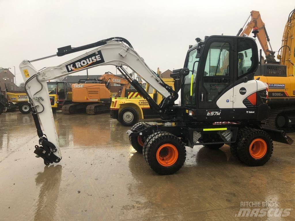Bobcat E 57 W Bagri na kolesih