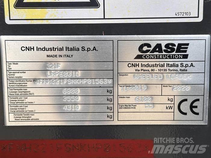 CASE 321F Kolesni nakladalci