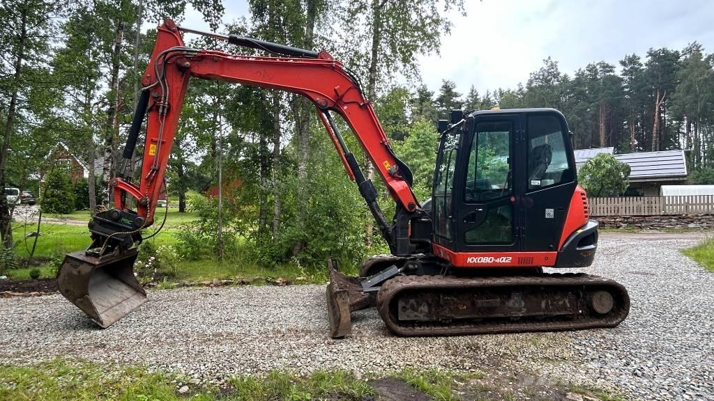 Kubota KX 080-4 CX Midi bagri 7t – 12t
