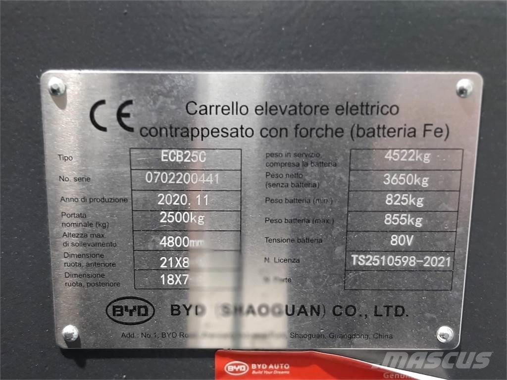 BYD ECB25C Električni viličarji