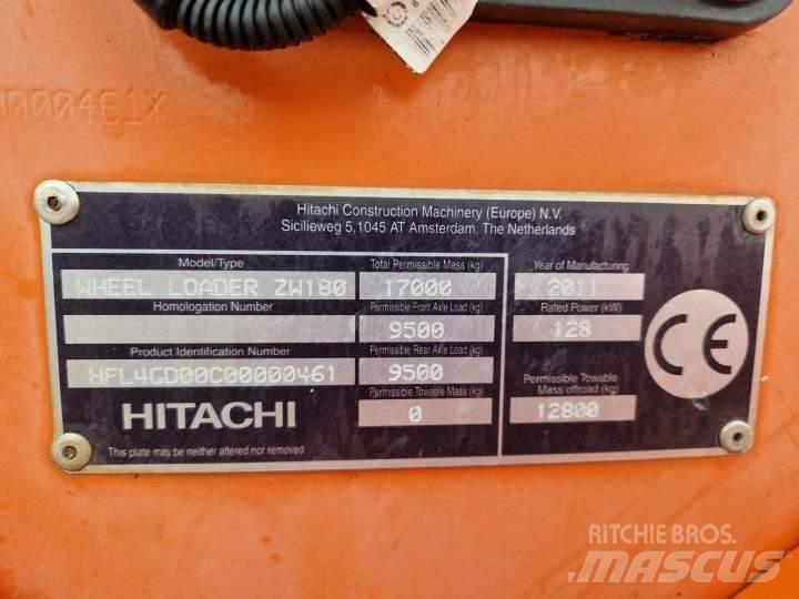 Hitachi ZW 180 Kolesni nakladalci