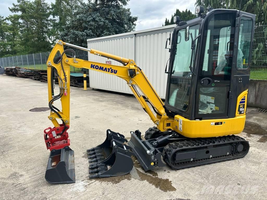 Komatsu PC 16 R-3HS Mini bagri <7t