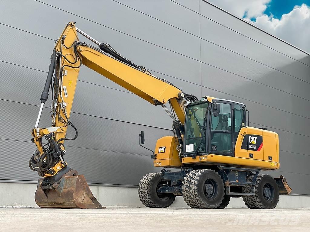 CAT M316F Bagri na kolesih