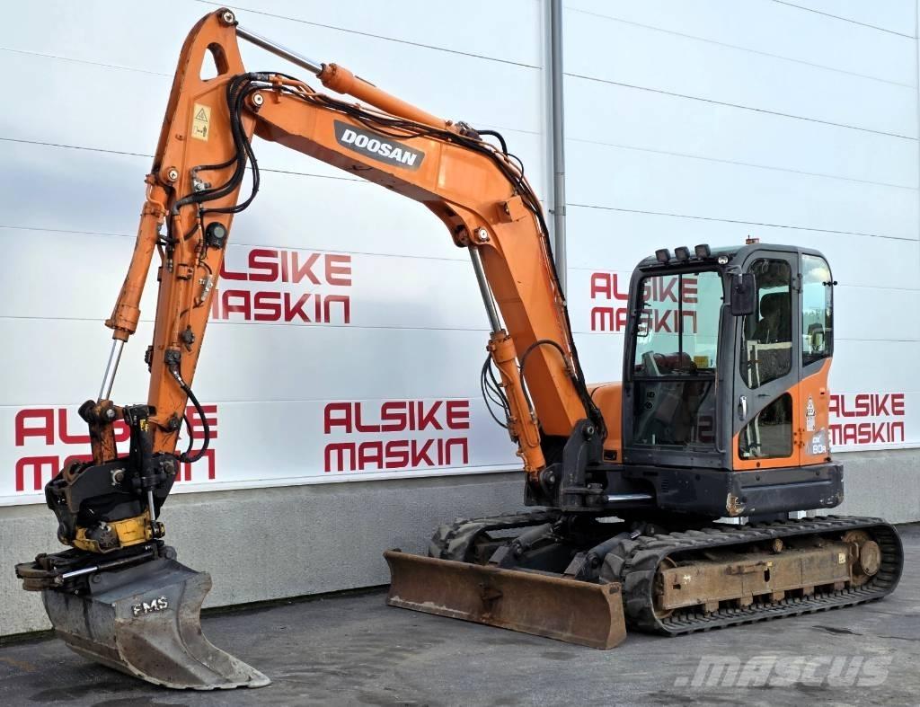Doosan DX 80 R Midi bagri 7t – 12t