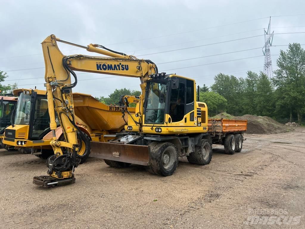 Komatsu PW 148 Bagri na kolesih