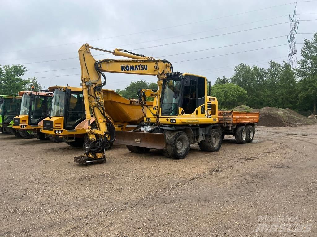 Komatsu PW 148 Bagri na kolesih