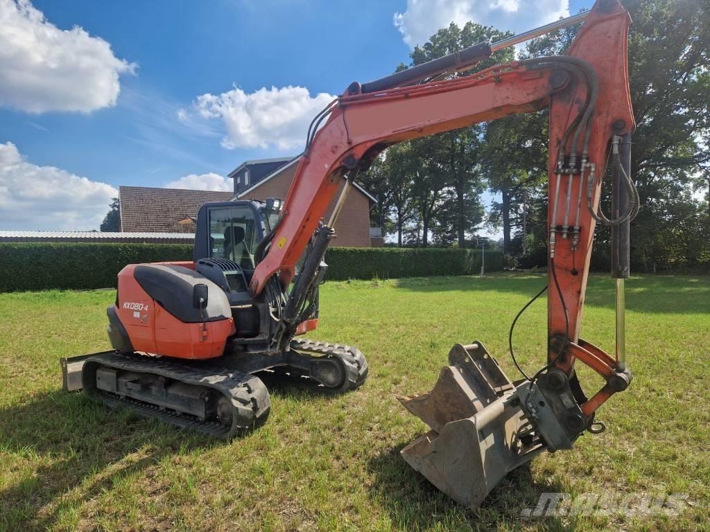 Kubota KX 080-4 Midi bagri 7t – 12t