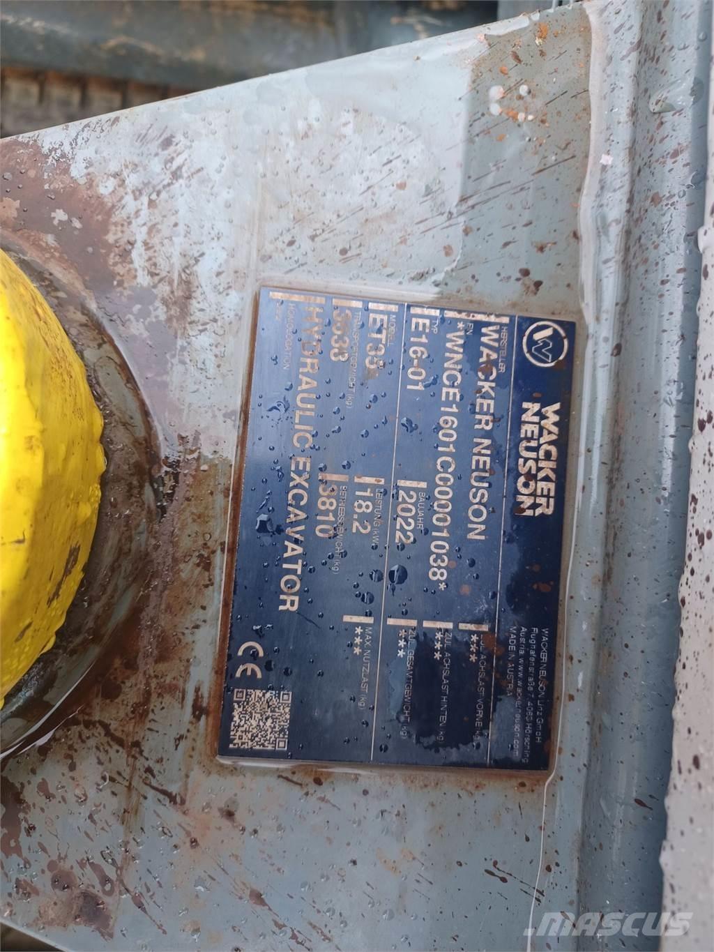 Wacker Neuson ET35 Bagri goseničarji
