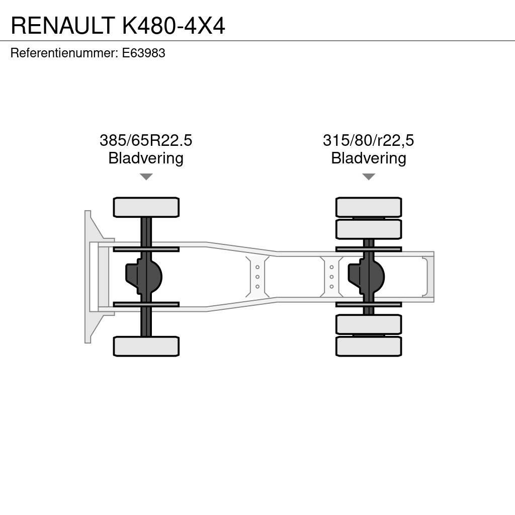 Renault K480-4X4 Vlačilci