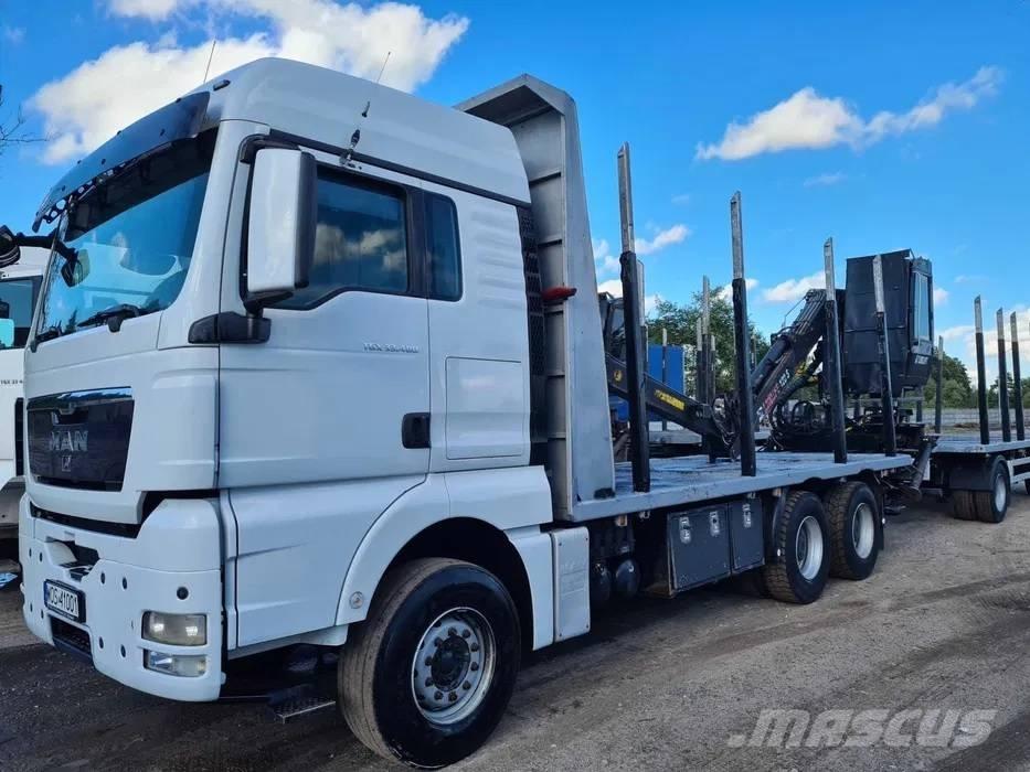 MAN TGX 33.580 Tovornjaki z žerjavom