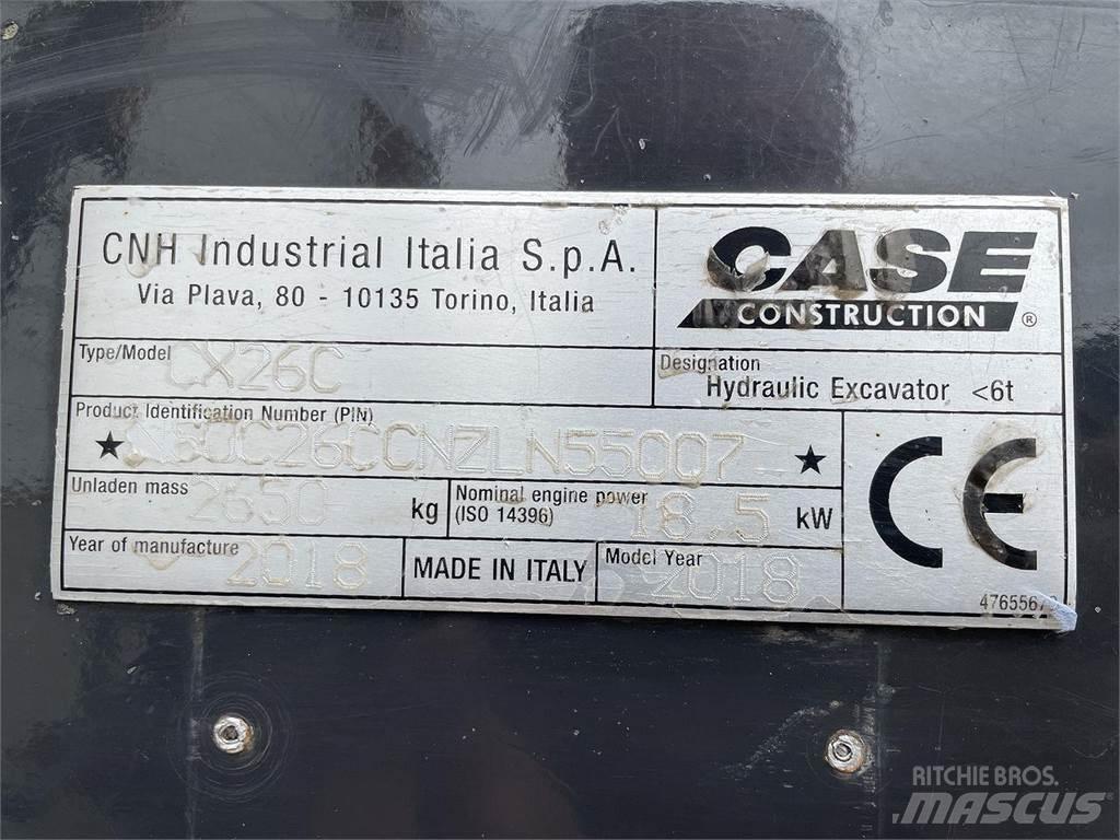 CASE CX26C Bagri na kolesih