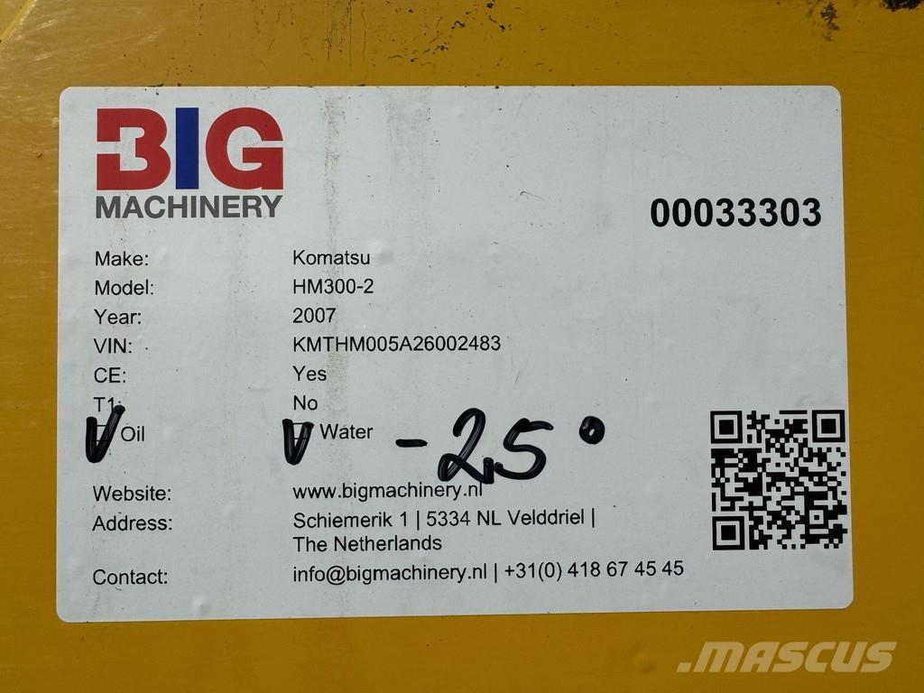 Komatsu HM300-2 Zglobni demperji