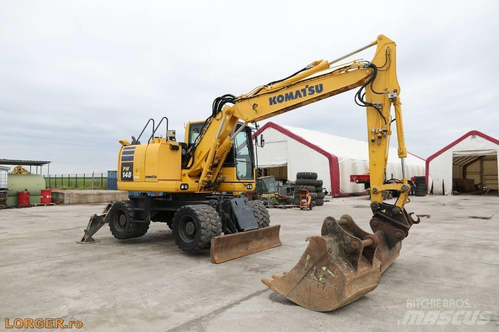 Komatsu PW 148-10 Bagri na kolesih
