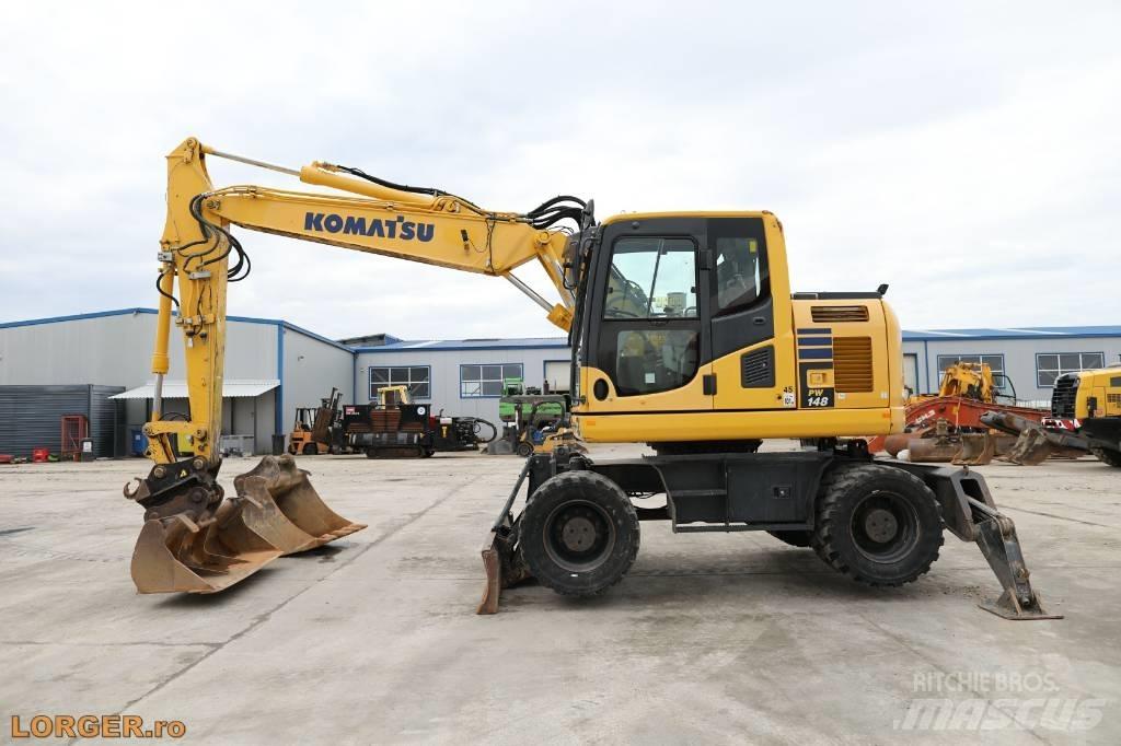 Komatsu PW 148-10 Bagri na kolesih
