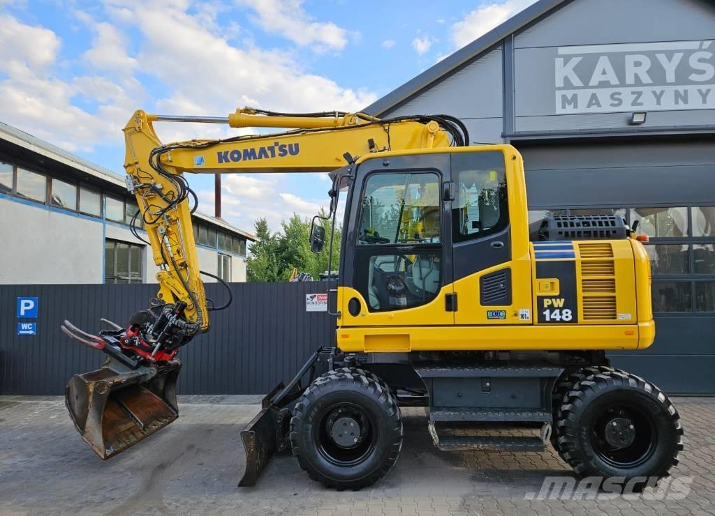 Komatsu PW 148-8 Bagri na kolesih