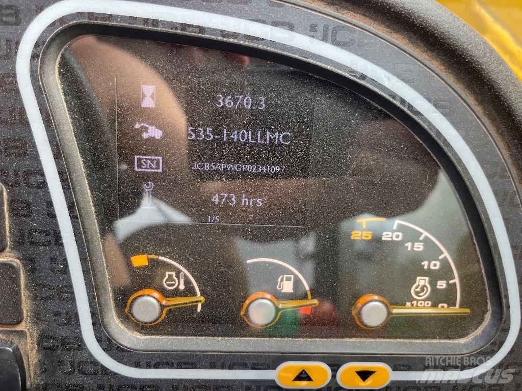 JCB 535-125 Teleskopski viličarji
